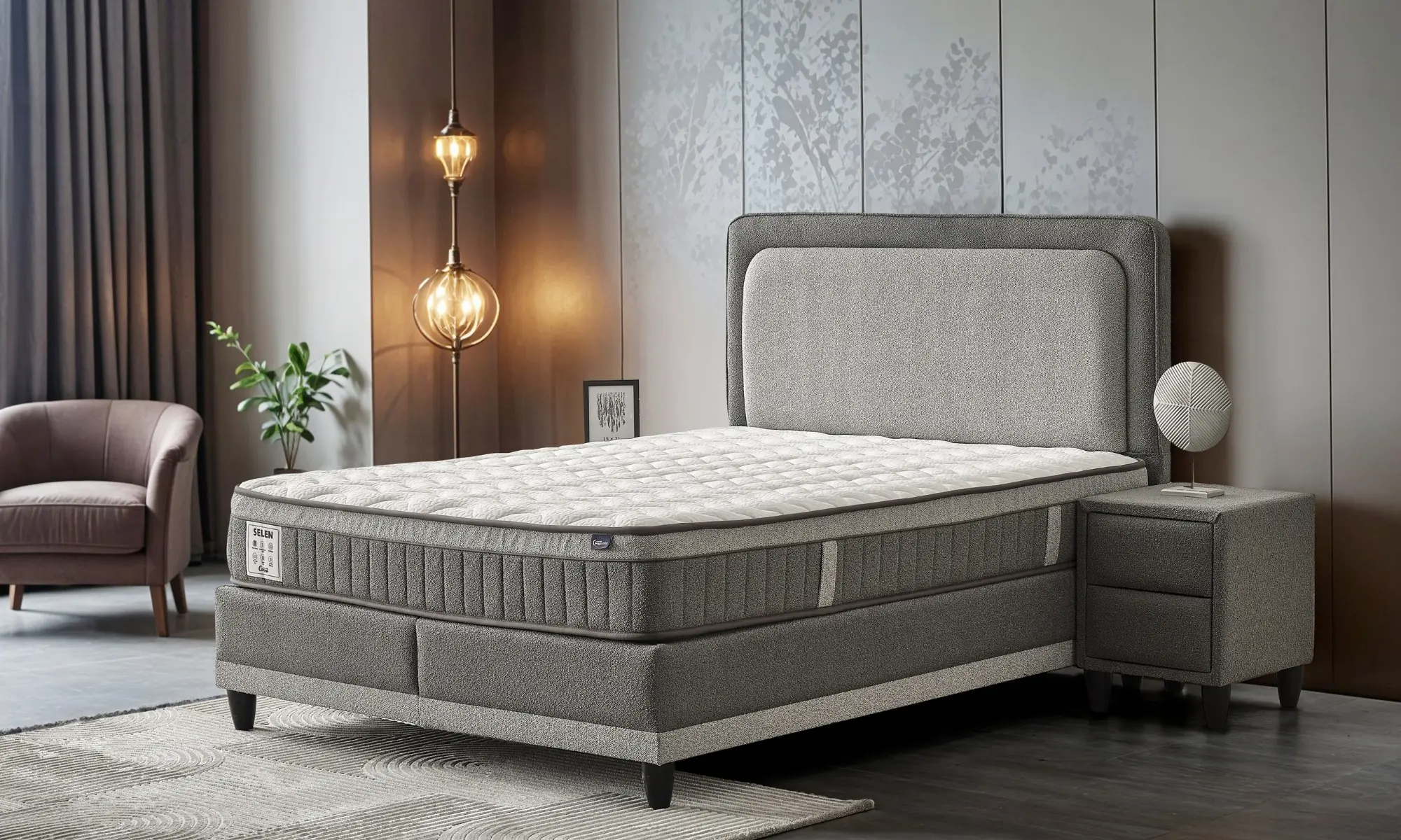 Selen Çift Kişilik Yatak Seti