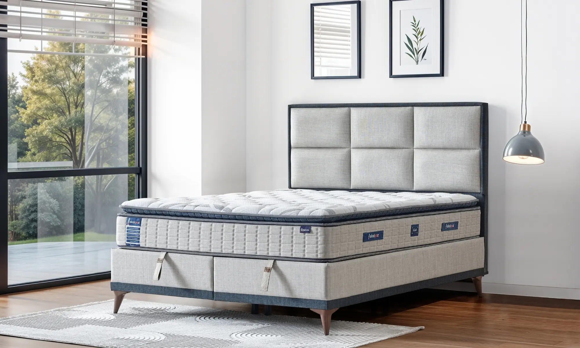 Skolyoz Çift Kişilik Yatak Seti