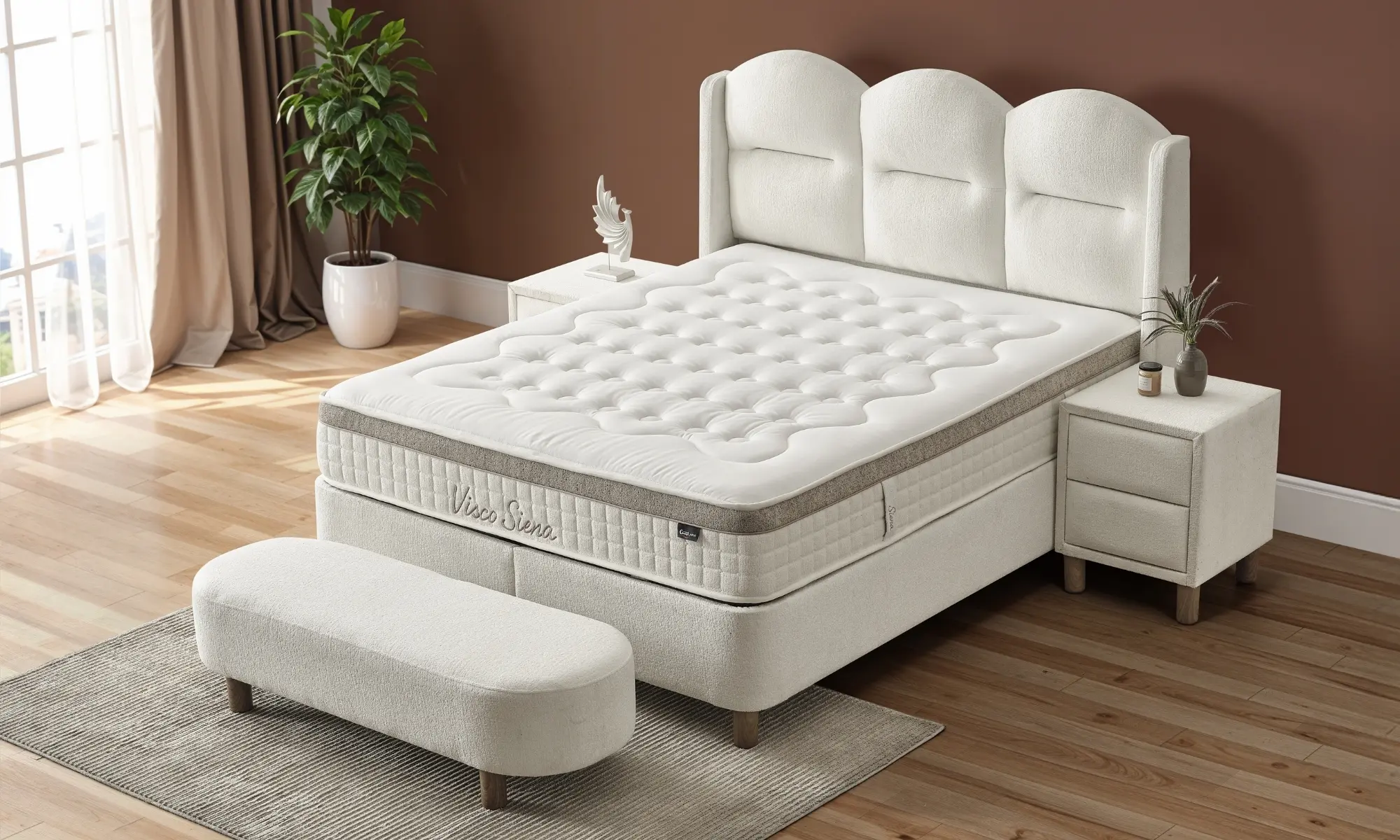 Visco Çift Kişilik Yatak Seti