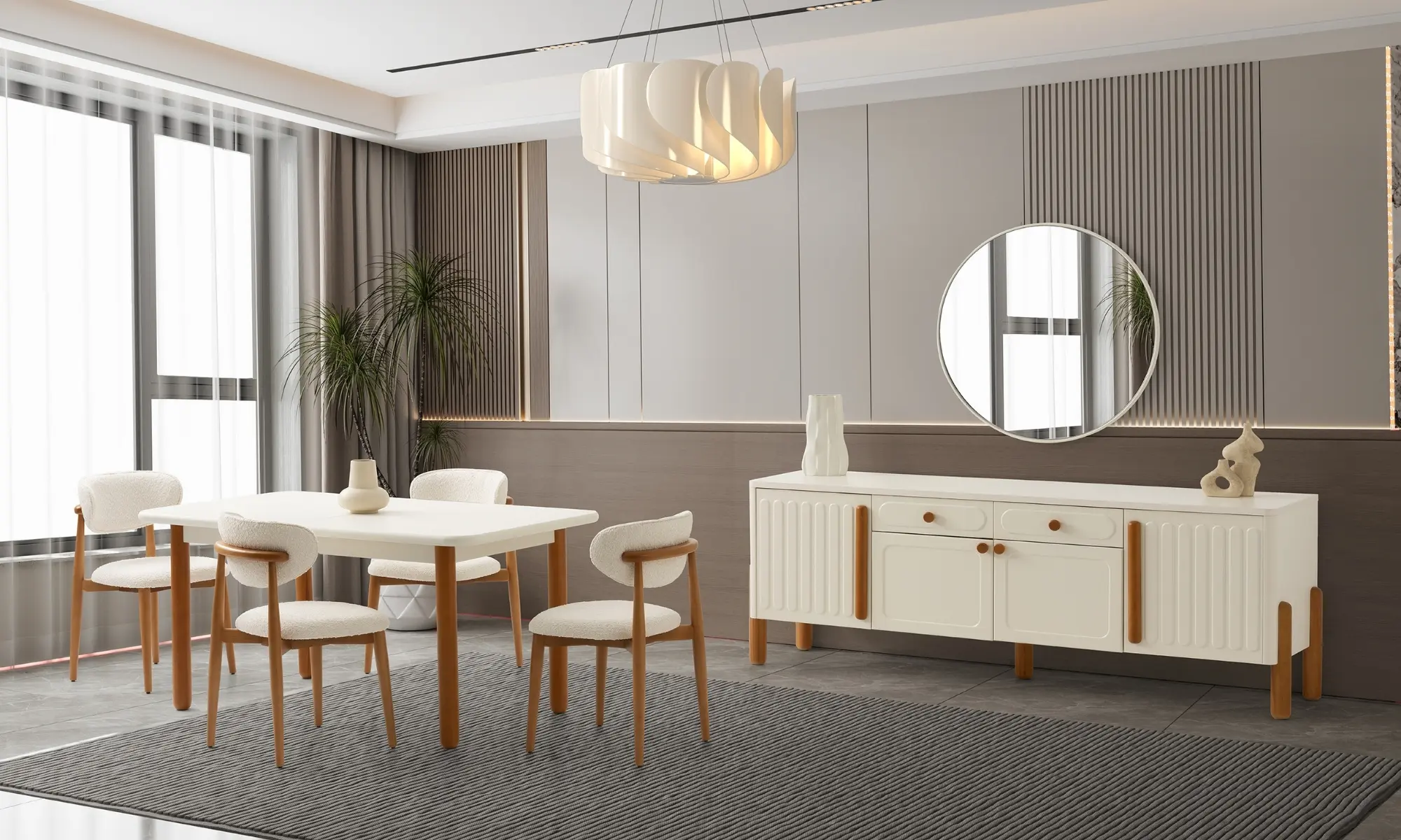 Moderno Yemek Odası Takımı