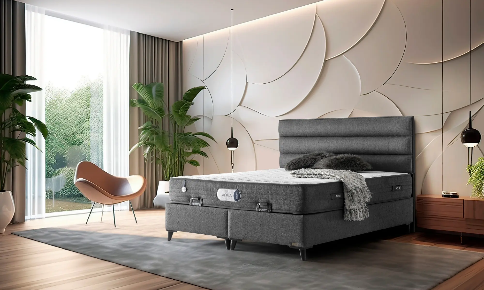 Aqua Çift Kişilik Yatak Seti