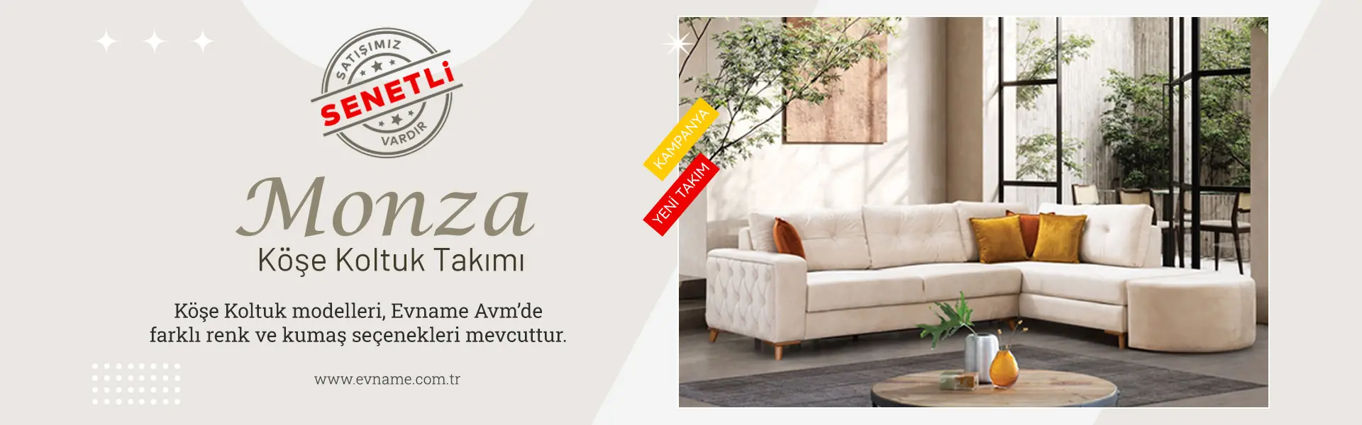 Monza Köşe Koltuk Takımı