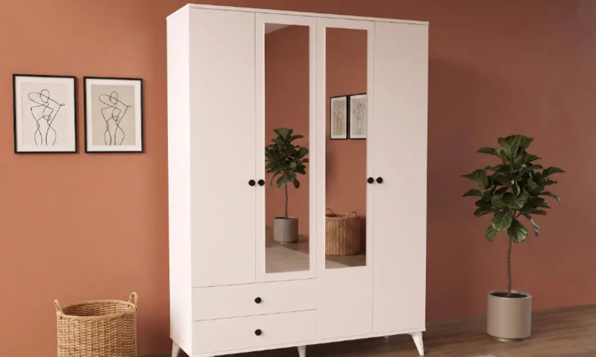 Vega Gardrop 4 Kapaklı Aynalı