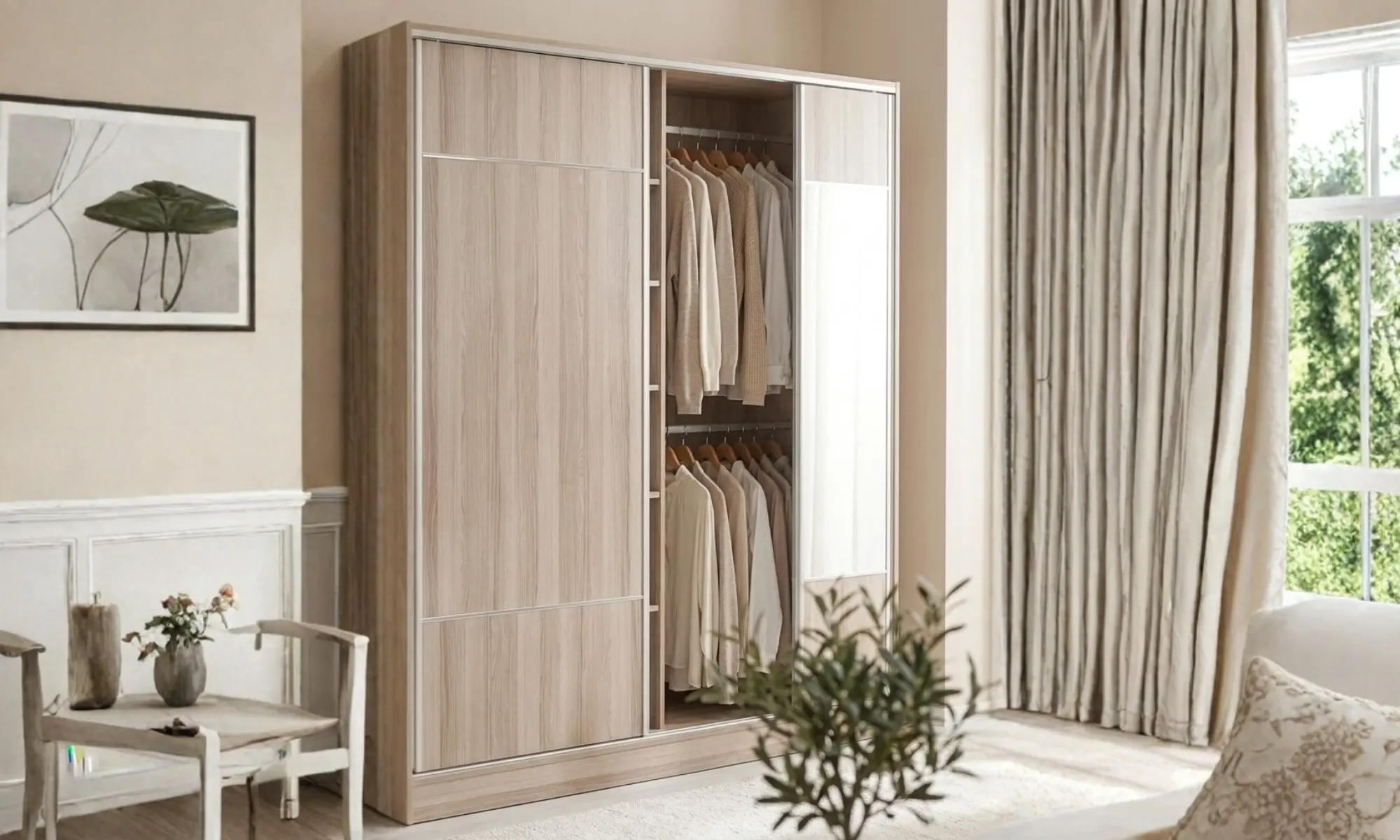 Yağmur Sürgülü Dolap (200 cm)